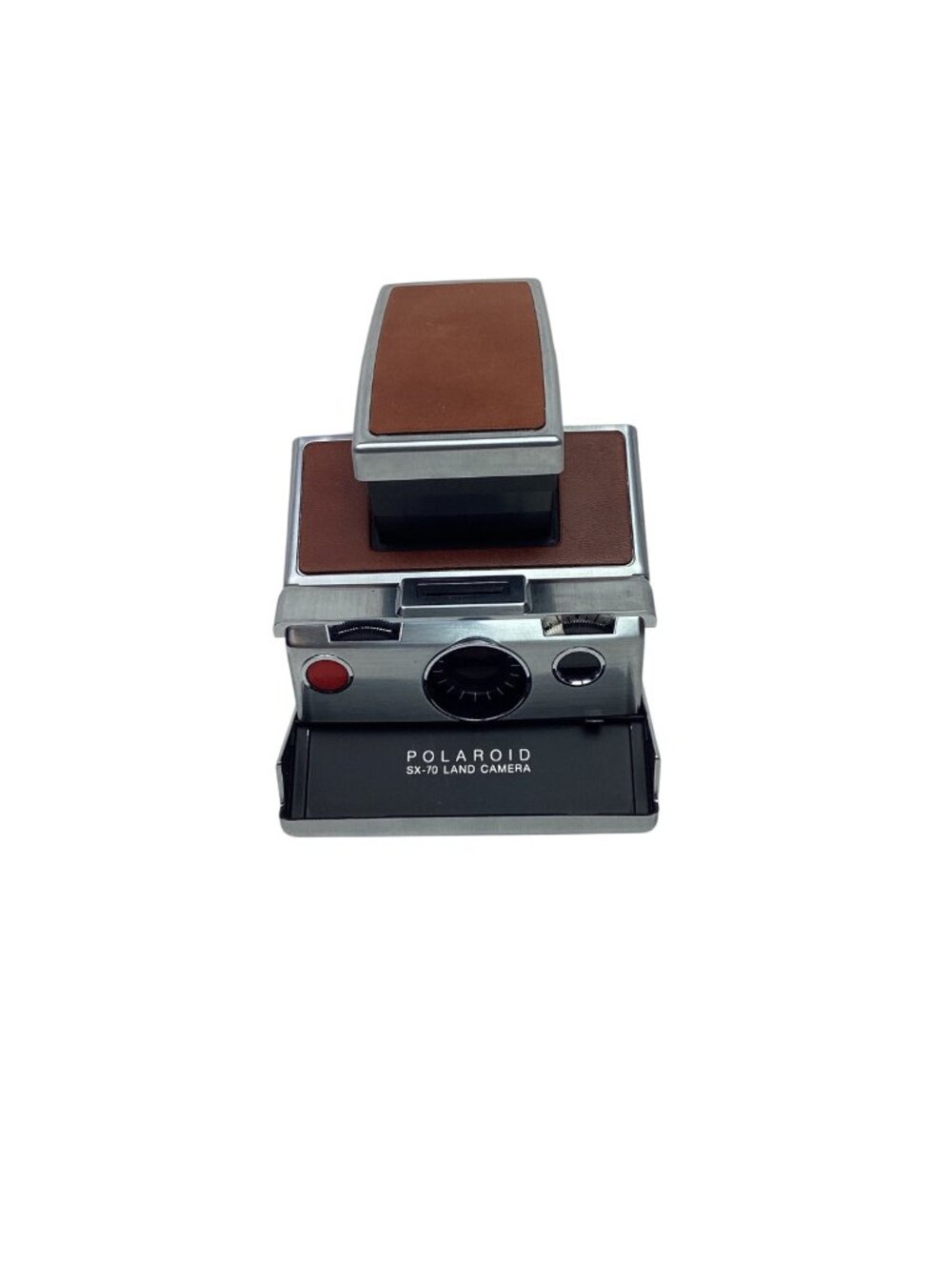 Vintage 1970’s Polaroid SX-70 Film Land Camera Original Tan Leather Case